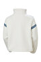 Hha.49581_Hha.047_Imperial Pile Zip Blue Stand Collar Regular Patterned Women's Fleece Sweatshirt - 6