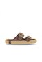 Bohonomad Brown Straw Bohonomad Sydney Women's Buckle Slippers 24Sydney
