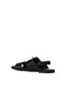 Black Leather Women's Sandals 01Wy2013 - 5