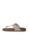 Gray Nubuck Men's Flip Flops 01Mu4733 - 4