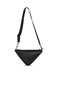 Black Leather Women's Crossbody Bag - 4