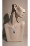 Mystical Eye and Symbol Detailed Silver Color Medallion Necklace - 2