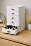 5' Drawer Jewelry, Makeup and Cosmetic Organizer Drawer (white), Office Desk Organizer