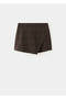 Checkered Asymmetrical Skirt - 3