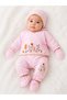 Transitional Flower Embroidered Newborn Baby Girl Muslin 10-Piece Hospital Discharge Set/Birth Gift - 6