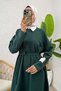 Two-Strap Dress 0007 - Emerald Green - 2