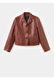 Leather Look Pocket Jacket - 3