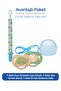 Duo Symmetrical Tip Pacifier (Box and Tape Set) 6-18 Months for Boys - 2