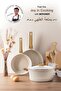 28cm Forged Aluminum Fry Pan Marble Non-Stick Trivet Scratch Resistant Induction Gas - 5
