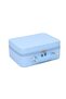 LED Lighted Travel Makeup Train Case with Mirror, Portable Cosmetic Organizer Blue - 6