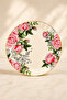 Real Gold Gilded Rose Patterned 26 cm Serving Plate Single Stylish Presentation Cake Dessert Plate 1 Piece - 6
