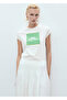 Boat patterned cotton T-shirt