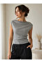 Off Shoulder Sleeveless Cotton Women's Blouse-Tshirt
