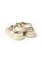 Trude Beige Color Buckle Women's Sandals - 8