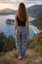 Pants 1 Piece Black - Beige Viscose Pants Normal Quality Useful Stylish Nice - 2