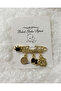 Mashallah Written Black Detailed Baby Lapel Pin