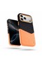 Apple iPhone 17 Pro Compatible Case Zeyra M-Safe Leather Case with Card Holder Brown - 2