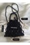 Black Color Bag with Blackberry Beads (Long Strap Model)