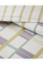 Pop Grid Easy-Iron Double Duvet Cover Set 200X220 cm Lilac-Green - 4
