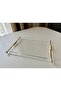 6-Person Ringli Shiny Gold Handle Tray - 6