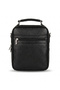 4588 100% Genuine Leather Men's Handbag Crossbody Bag Black - 6