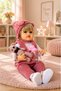 English Talking Baby Doll Interactive 45CM – Lifelike Baby Girl with Teddy Bear & Feeding Set (Pink)