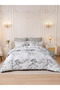 6-Pcs King Comforter Set 260x240 cm | Soft Reversible | Brushed Microfiber | 350 GSM Fill