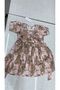 Girls Floral Printed Dress with Waist Tie (Age 3–4 Years) – Soft & Comfortable - 4
