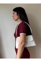 Women's Lale Model White Hand & Shoulder Bag - 3