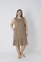 Women's Large Size Cotton Modal Fabric Short Dress 7905 - 5
