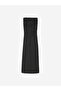 91687 Lyocell Blend Strapless Dress with Slit Detail - 6