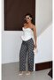 Women's Polka Dot Patchwork Jean - 5