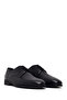 Men's Black Lace-Up Leather Casual Shoes 26Sfd620818 - 2