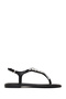 Women's Black Stone Flip-Flop Sandals 26Sfe4989Ts