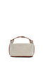 Women's Beige Long Strap Jean Mini Crossbody Bag 26Pbd29096F - 3