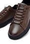 Men's Brown Lace-Up Genuine Leather Sneaker, Winter Sports Shoes 25Wfd690518 - 8