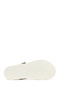 Women's White Leather Comfort Sandals 26Sfd340418 - 5