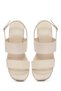 Women's Beige Ankle Buckle Wedge Heeled Shoes Espadrille Sandals 25Sfe482118 - 8