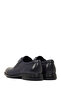 Men's Navy Blue Lace-Up Classic Leather Shoes 26Sfd694718 - 6