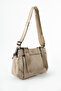 Beige 5-Compartment Patterned Parachute Fabric Adjustable Crisscross Straps Hand Straps and Shoulder Bag - 7