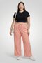 Women Regular Fit Allover Print Palazzo Pants, Pink - 2