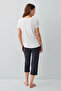 Pc9207-S Women's Capri Short Sleeve Pajama Set - 4