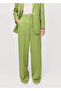 Straight-Cut Linen Blend Trousers