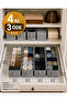 30X10Cm Drawer and Closet Organizer, Scarf Organizer, Foldable Sock and Laundry Organizer Shelf Organizer
