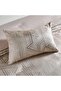 Modern Geo Jacquard 6 Piece King Comforter Set-240x260cm- Beige - 7