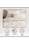 Reflection Home Oasis Palm Printed 3-piece Queen Comforter Set 200x240cm -beige - 8