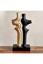 Canan Polyresin Decor Accent 16x9x31.5cm - Black/gold - 3
