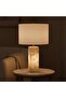 Maxus E27-e14 Alabaster Table Lamp With Night Light 35.5x67cm - Natural - 2