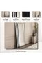 Vermithor Leaner Mirror 100x200cm - Black - 5