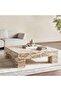 Warda Coffee Table Marble - Beige & Brown